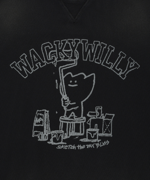 Wacky WiLLy(ワッキーウィリー)の「ウォッシングキキグラフィックスウェットチャコール(スウェット・レディース・その他・SMALL/MEDIUM/LARGE/X-LARGE)」の5枚目の写真
