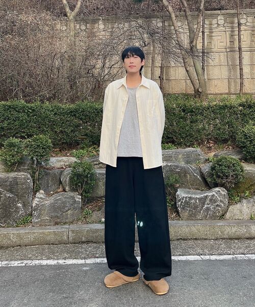 XERO(ゼロ)の「ディープタックサイドスナップスウェットパンツ(スウェットパンツ・メンズ・グレー/ブラック・MEDIUM/LARGE)」の5枚目の写真