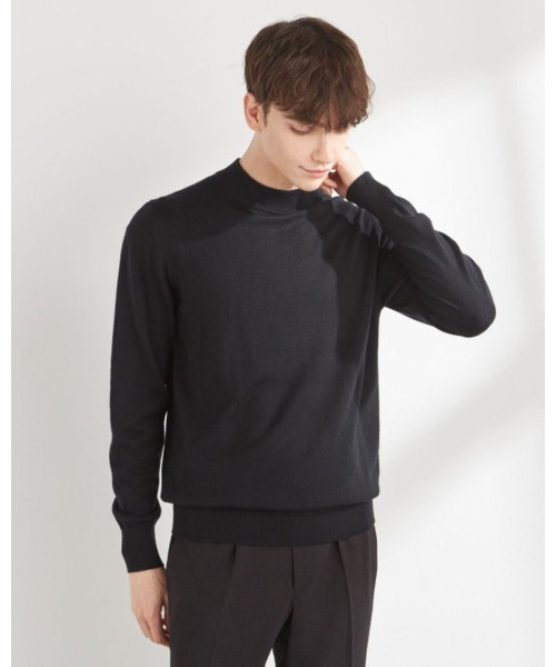 セール】【おうちで洗える】【RBC】【秋冬】ウールモックネックニット