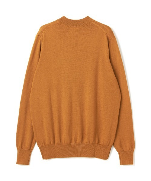 SUIT SELECT（スーツセレクト）の「【おうちで洗える】【RBC】【秋冬】ウールモックネックニットセーター/ZEGNA BARUFFA（ニット/セーター・メンズ・ブラウン/グリーン/レッド/ネイビー/オレンジ/ブラック・MEDIUM/LARGE/X-LARGE）」の12枚目の写真