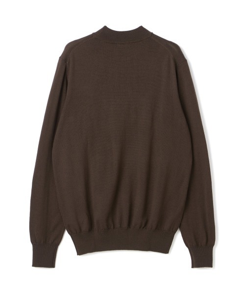 SUIT SELECT（スーツセレクト）の「【おうちで洗える】【RBC】【秋冬】ウールモックネックニットセーター/ZEGNA BARUFFA（ニット/セーター・メンズ・ブラウン/グリーン/レッド/ネイビー/オレンジ/ブラック・MEDIUM/LARGE/X-LARGE）」の8枚目の写真