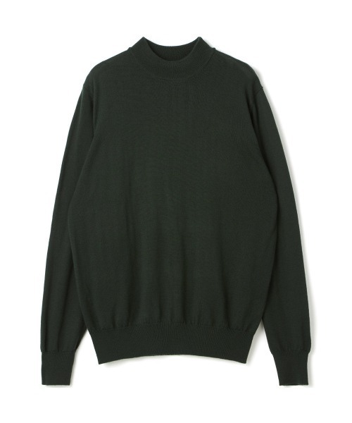 SUIT SELECT（スーツセレクト）の「【おうちで洗える】【RBC】【秋冬】ウールモックネックニットセーター/ZEGNA BARUFFA（ニット/セーター・メンズ・ブラウン/グリーン/レッド/ネイビー/オレンジ/ブラック・MEDIUM/LARGE/X-LARGE）」の9枚目の写真