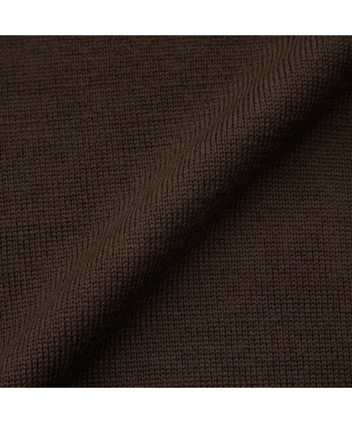 SUIT SELECT（スーツセレクト）の「【おうちで洗える】【RBC】【秋冬】ウールモックネックニットセーター/ZEGNA BARUFFA（ニット/セーター・メンズ・ブラウン/グリーン/レッド/ネイビー/オレンジ/ブラック・MEDIUM/LARGE/X-LARGE）」の14枚目の写真