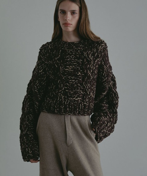 ハンドニットケーブルプルオーバー（ニット/セーター）｜ETRE TOKYO