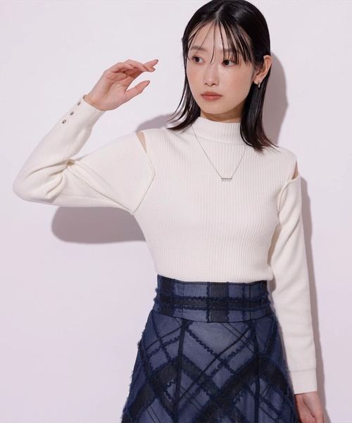 マイストラーダ　ケーブルドッキングニット ボレロドッキングニット（ニット/セーター）｜Mystrada（マイ