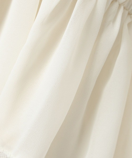 an another angelus（アンアナザーアンジェラス）の「レース使いダブルラッフル衿ブラウス（シャツ/ブラウス・レディース・オフホワイト/ピンクベージュ・FREE）」の11枚目の写真