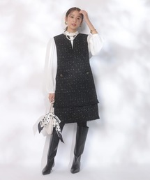 サイドプリーツワンピース（ワンピース）｜JUSGLITTY（ジャス