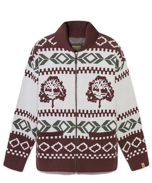 Timberland（ティンバーランド）の「Timberland [TOKYO DESIGN COLLECTIVE] Cowichan Sweater（ティンバーランド [トウキョウ デザイン コレクティブ] カウチン セーター）（ニット/セーター・メンズ・ダークブラウン・MEDIUM）」の2枚目の写真