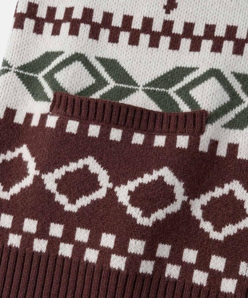 Timberland（ティンバーランド）の「Timberland [TOKYO DESIGN COLLECTIVE] Cowichan Sweater（ティンバーランド [トウキョウ デザイン コレクティブ] カウチン セーター）（ニット/セーター・メンズ・ダークブラウン・MEDIUM）」の6枚目の写真