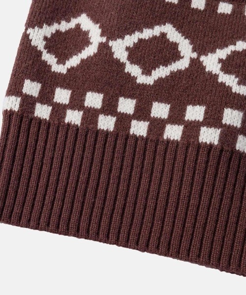 Timberland（ティンバーランド）の「Timberland [TOKYO DESIGN COLLECTIVE] Cowichan Sweater（ティンバーランド [トウキョウ デザイン コレクティブ] カウチン セーター）（ニット/セーター・メンズ・ダークブラウン・MEDIUM）」の7枚目の写真