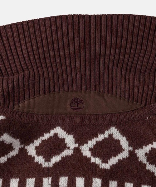 Timberland（ティンバーランド）の「Timberland [TOKYO DESIGN COLLECTIVE] Cowichan Sweater（ティンバーランド [トウキョウ デザイン コレクティブ] カウチン セーター）（ニット/セーター・メンズ・ダークブラウン・MEDIUM）」の8枚目の写真