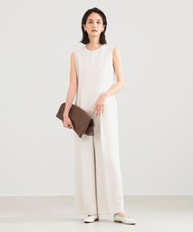 Demi-Luxe BEAMS（デミルクス ビームス）の「【オフィスカジュアル・セレモニー】トリプルクロス オールインワン＊（つなぎ/オールインワン）」