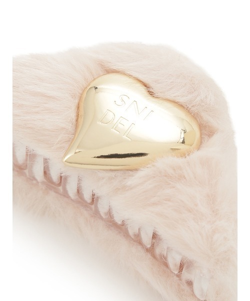 SNIDEL(スナイデル)の「ファーバンス(バレッタ/ヘアクリップ・レディース・ピンク/アイボリー/グレー・F)」の8枚目の写真