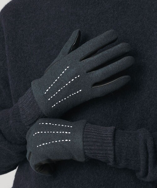 セール】コンビ ステッチ グローブ タッチパネル対応（手袋