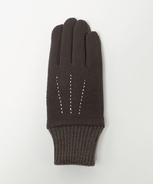 BEAUTY&YOUTH UNITED ARROWS（ビューティーアンドユースユナイテッドアローズ）の「コンビ ステッチ グローブ タッチパネル対応（手袋・メンズ・ブラウン系/ブラック/ダークグリーン/ネイビー/ライトグレー・FREE）」の19枚目の写真