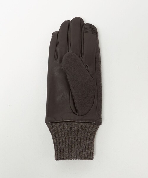 BEAUTY&YOUTH UNITED ARROWS（ビューティーアンドユースユナイテッドアローズ）の「コンビ ステッチ グローブ タッチパネル対応（手袋・メンズ・ブラウン系/ブラック/ダークグリーン/ネイビー/ライトグレー・FREE）」の18枚目の写真