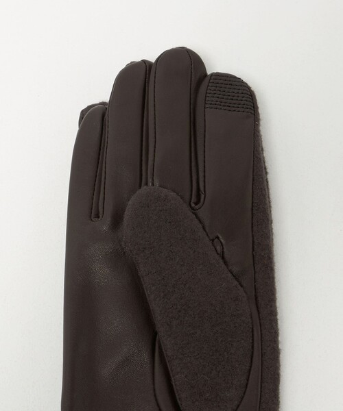 BEAUTY&YOUTH UNITED ARROWS（ビューティーアンドユースユナイテッドアローズ）の「コンビ ステッチ グローブ タッチパネル対応（手袋・メンズ・ブラウン系/ブラック/ダークグリーン/ネイビー/ライトグレー・FREE）」の17枚目の写真