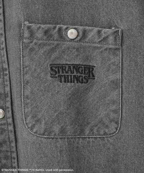 セール】□STRANGER THINGS×MINNETONKA デニムシャツ（シャツ/ブラウス