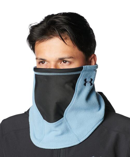 UNDER ARMOUR（アンダーアーマー）の「UAフリース リバーシブル ネックゲイター（トレーニング/メンズ/レディース）（ネックウォーマー/スヌード・レディース・ダークネイビー・ONESIZE）」の3枚目の写真