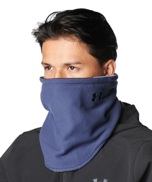UNDER ARMOUR（アンダーアーマー）の「UAフリース リバーシブル ネックゲイター（トレーニング/メンズ/レディース）（ネックウォーマー/スヌード・レディース・ダークネイビー・ONESIZE）」の5枚目の写真