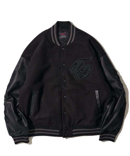 FUBU( フブ)の「【FUBU / フブ】Varsity Jacket / バーシティジャケット(スタジャン・メンズ・ブラック系1/ブラック系3/ブラック系2・MEDIUM/X-LARGE/LARGE)」の3枚目の写真