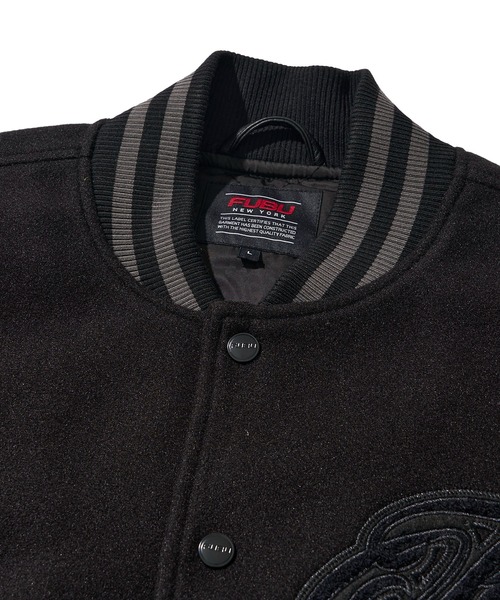 FUBU( フブ)の「【FUBU / フブ】Varsity Jacket / バーシティジャケット(スタジャン・メンズ・ブラック系1/ブラック系3/ブラック系2・MEDIUM/X-LARGE/LARGE)」の10枚目の写真