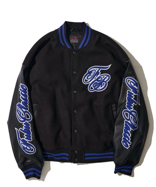 FUBU( フブ)の「【FUBU / フブ】Varsity Jacket / バーシティジャケット(スタジャン・メンズ・ブラック系1/ブラック系3/ブラック系2・MEDIUM/X-LARGE/LARGE)」の6枚目の写真