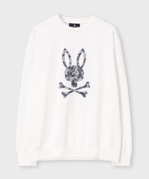 Psycho Bunny(サイコバニー)の「ヒートカット迷彩ロゴ ロングスリーブTシャツ(Tシャツ/カットソー・メンズ・ホワイト/チャコールグレー/ブラック・SMALL/MEDIUM/LARGE/X-LARGE)」の7枚目の写真