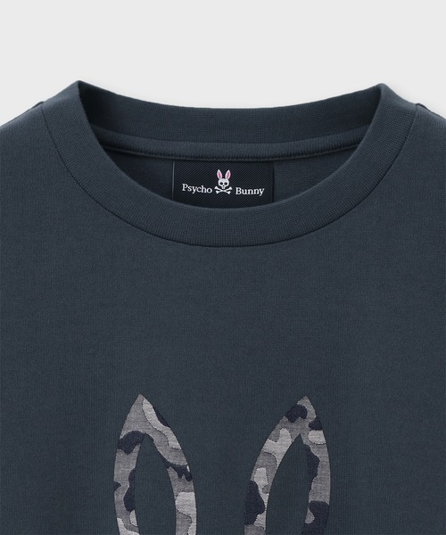 Psycho Bunny(サイコバニー)の「ヒートカット迷彩ロゴ ロングスリーブTシャツ(Tシャツ/カットソー・メンズ・ホワイト/チャコールグレー/ブラック・SMALL/MEDIUM/LARGE/X-LARGE)」の17枚目の写真