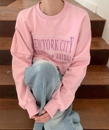 【裏起毛】フロント刺繍ロゴプルオーバー