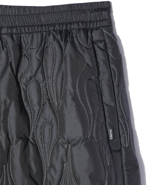 CRITIC(クリティック)の「FLAME QUILTING PANTS BLACK(その他パンツ・レディース・その他・LARGE/MEDIUM)」の4枚目の写真