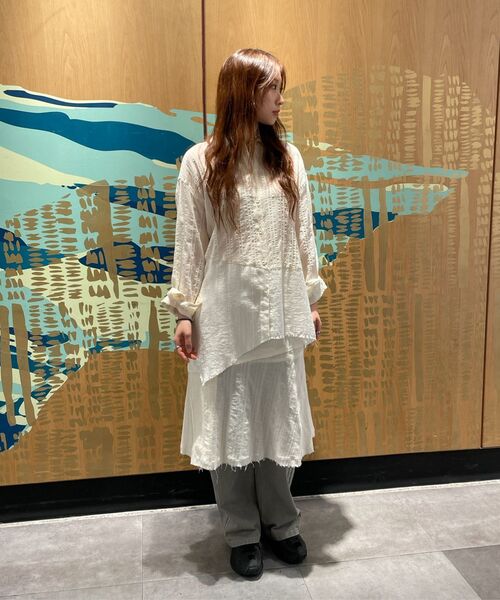 INSILENCE WOMEN(インサイレンスウーマン)の「ストレートカラー デニム カーキグレー(デニムパンツ・レディース・その他・SMALL/X-SMALL)」の7枚目の写真