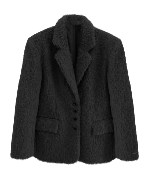 Vivacious(ビバシャス)の「Elizabeth Boucle Blazer BLACK(その他アウター・レディース・ブラック・FREE)」の5枚目の写真