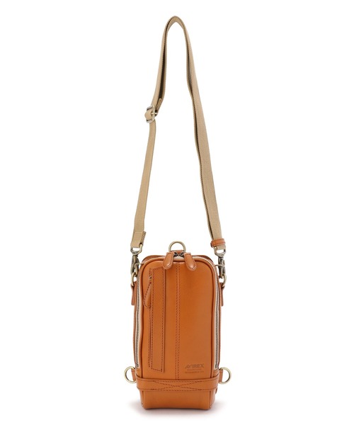 AVIREX(アヴィレックス)の「BULTO MINI SHOULDER BAG / ブルト ミニショルダーバッグ / AVIREX / アヴィレックス / AVX5610(ショルダーバッグ・メンズ・ブラック/キャメル/ブラウン系その他3・F)」の3枚目の写真