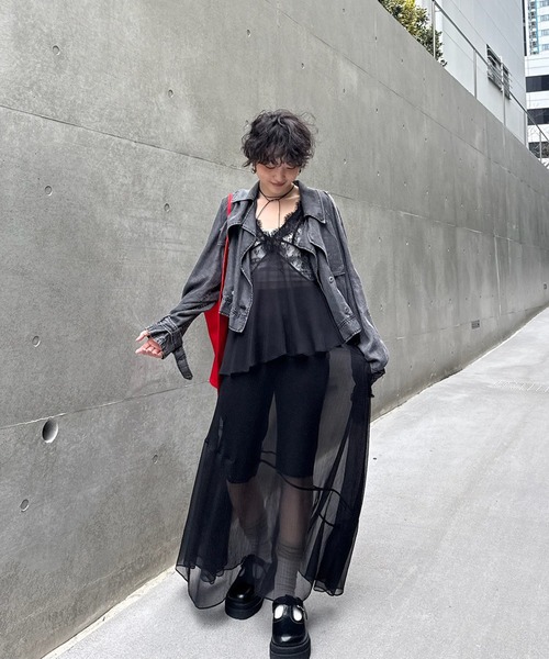 TENCEL DENIM SHORT TRENCH COAT（トレンチコート）｜Ameri（アメリ