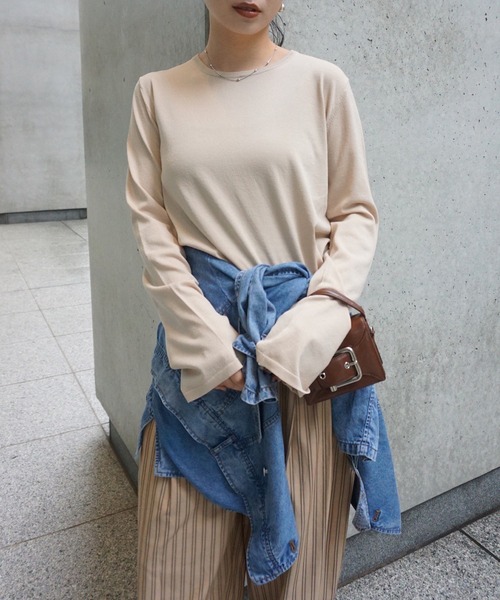 TENCEL DENIM SHORT TRENCH COAT（トレンチコート）｜Ameri（アメリ