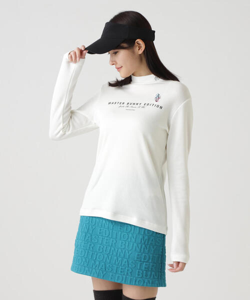 MASTER BUNNY EDITION(マスターバニーエディション)の「【MASTER BUNNY EDITION】スーパーストレッチ裏起毛長袖ハイネックカットソー(Tシャツ/カットソー・レディース・ブラック/ブラック系その他/グレー/ホワイト/ホワイト系その他・SMALL/LARGE/MEDIUM)」の3枚目の写真