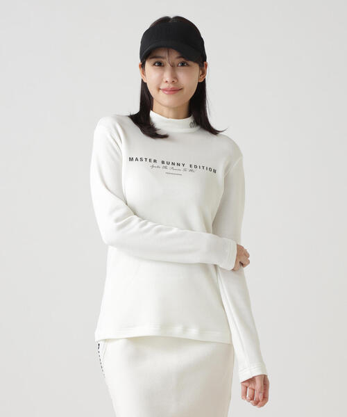MASTER BUNNY EDITION(マスターバニーエディション)の「【MASTER BUNNY EDITION】スーパーストレッチ裏起毛長袖ハイネックカットソー(Tシャツ/カットソー・レディース・ブラック/ブラック系その他/グレー/ホワイト/ホワイト系その他・SMALL/LARGE/MEDIUM)」の2枚目の写真