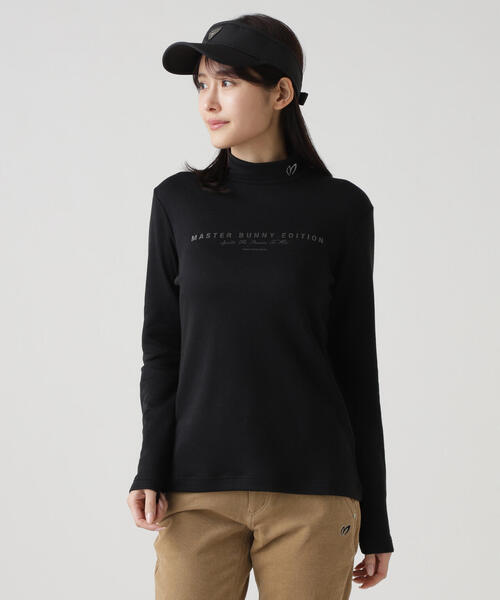 MASTER BUNNY EDITION(マスターバニーエディション)の「【MASTER BUNNY EDITION】スーパーストレッチ裏起毛長袖ハイネックカットソー(Tシャツ/カットソー・レディース・ブラック/ブラック系その他/グレー/ホワイト/ホワイト系その他・SMALL/LARGE/MEDIUM)」の1枚目の写真