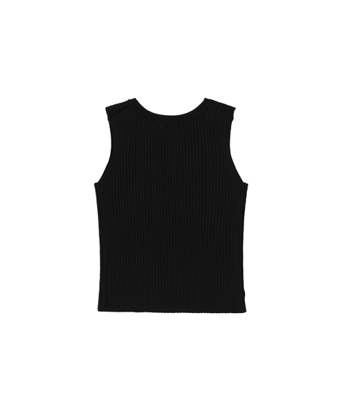 NYXX（エヌワイエックスエックス）の「BOAT-NECK FITTED KNIT VEST BLACK（ベスト・レディース・その他・FREE）」の3枚目の写真