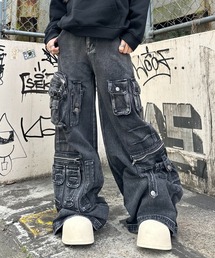 ウォッシュドマルチポケットカーゴパンツ