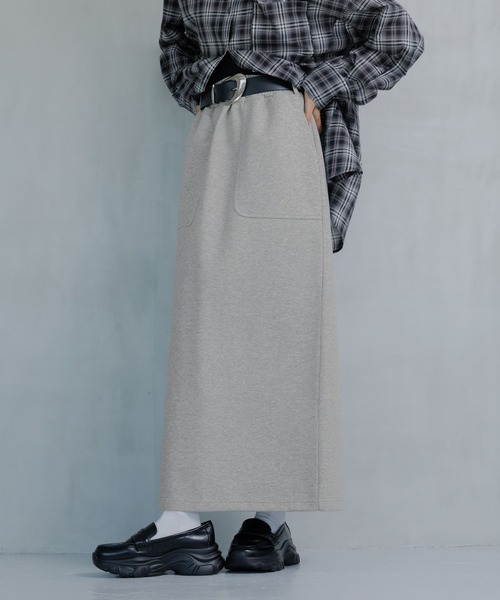 PAGEBOY(ページボーイ)の「ヴィンテージダンボールナロースカート(スカート・レディース・グレー/オフホワイト/ブラック・FREE)」の13枚目の写真