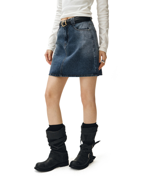DECET WOMEN(デケット ウーマン)の「シグネチャーミニスカート DCSK001BlueA(スカート・レディース・その他・X-SMALL/SMALL/MEDIUM)」の3枚目の写真
