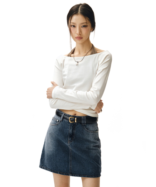 DECET WOMEN(デケット ウーマン)の「シグネチャーミニスカート DCSK001BlueA(スカート・レディース・その他・X-SMALL/SMALL/MEDIUM)」の5枚目の写真