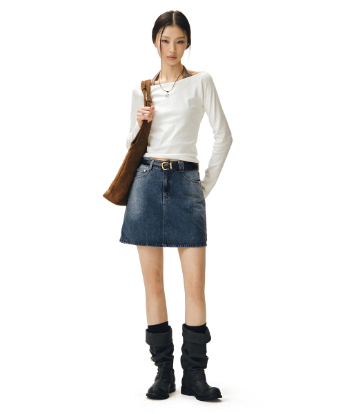 DECET WOMEN(デケット ウーマン)の「シグネチャーミニスカート DCSK001BlueA(スカート・レディース・その他・X-SMALL/SMALL/MEDIUM)」の7枚目の写真