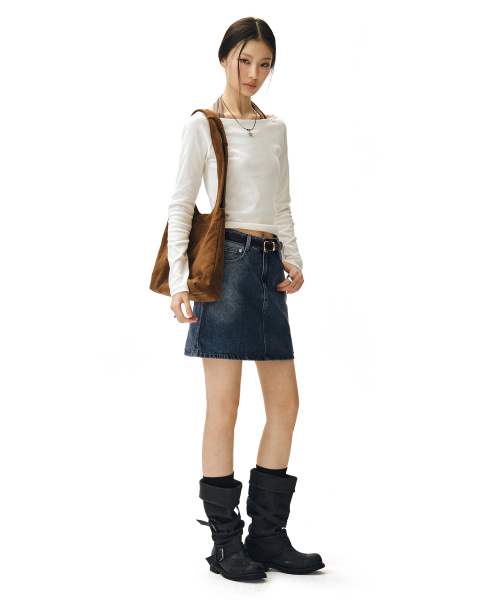 DECET WOMEN(デケット ウーマン)の「シグネチャーミニスカート DCSK001BlueA(スカート・レディース・その他・X-SMALL/SMALL/MEDIUM)」の8枚目の写真