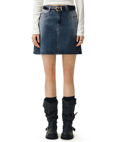 DECET WOMEN(デケット ウーマン)の「シグネチャーミニスカート DCSK001BlueA(スカート・レディース・その他・X-SMALL/SMALL/MEDIUM)」の9枚目の写真