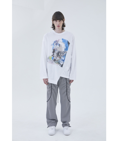 BMUETTE(ビムウィエ)の「ストリートギャラリーTシャツ (#POOF)(Tシャツ/カットソー・メンズ・ホワイト・MEDIUM)」の1枚目の写真