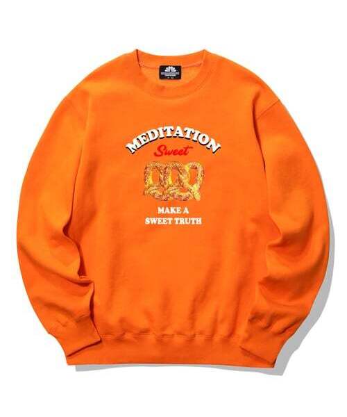 TRIPSHION(トリップション)の「PRETZEL SWEET Crew Neck - Orange(スウェット・メンズ・その他・X-LARGE/LARGE/MEDIUM)」の1枚目の写真
