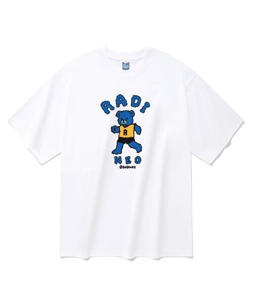 RADINEO(ラディネオ)の「ラディベア 半袖Tシャツ ホワイト(Tシャツ/カットソー・メンズ・その他・LARGE/MEDIUM/SMALL/X-LARGE)」の1枚目の写真